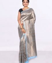 Blue Color Benarasi Saree