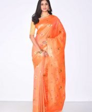 Orange Color Benarasi Saree