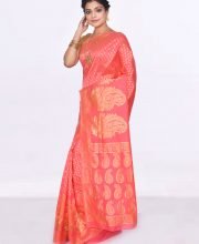 Pink Color Silk Cotton Saree