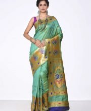 Green Color Benarasi Saree