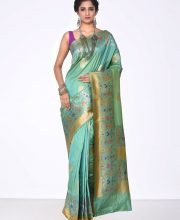 Green Color Benarasi Saree