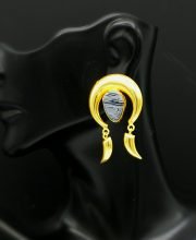 Matte Gold Polish Ear-Ring