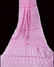 Pink Color Jamdani Saree
