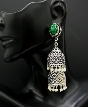 German Silver Jhumka