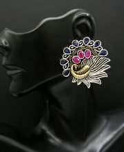 German Silver Stud Earring