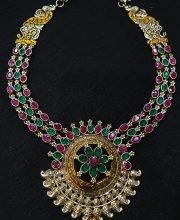 German Silver Necklace Set Premium Look