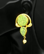 Matte Gold Polish Ear-Ring