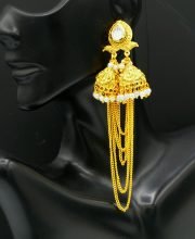 Antique Gold Jhumka