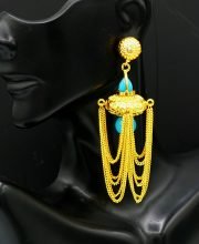 Antique Golden Jhumka