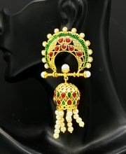 Antique Gold Jhumka