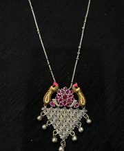 German Silver Pendant Set