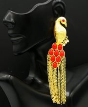 Matte Gold Polish Ear-Ring