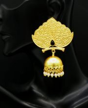Antique Gold Plated Jhumka