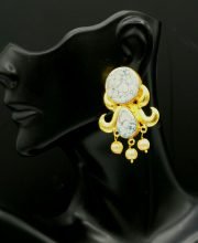 Matte Gold Polish Ear-Ring