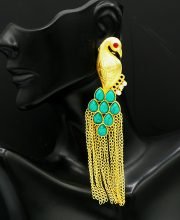 Matte Gold Polish Ear-Ring