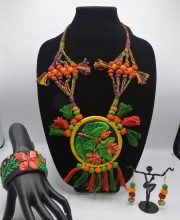 Clay Art Necklace Set