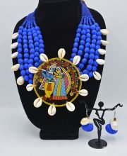 Multilayer Fabric Necklace Set