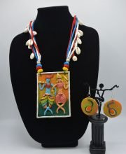 Clay Art Necklace Set