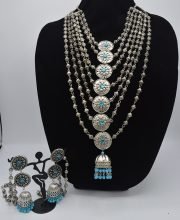 German Silver Necklace Set