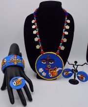 Clay Art Necklace set