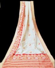 White Color Benarasi Saree