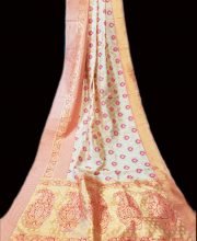 White Color Benarasi Saree