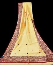 Yellow Color Cotton Saree