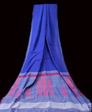 Blue Color Handloom Saree