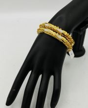 Gold Plated Sakha Bangles