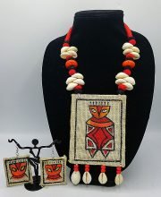 Handpainted Necklace Set
