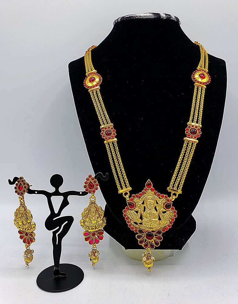 antique gold necklace set