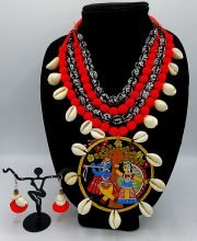 Multilayer Fabric Necklace Set
