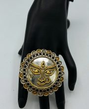 Duel Tone German Silver Ring