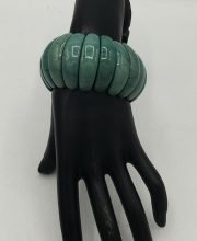 Nice Hunter Green Onyx Stone Bangle