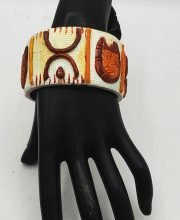 Multicolored Unique Handcrafted Clay Bangle