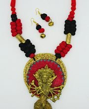 Maa Durga Dokra Necklace set