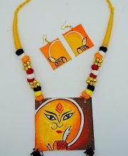 Hand Painted Necklace Set