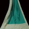Green Color Jute Brasso Net Saree