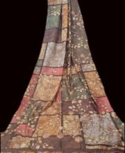 Multi Color Silk Cotton Saree