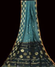 Pine Green Color Cotton Silk Saree