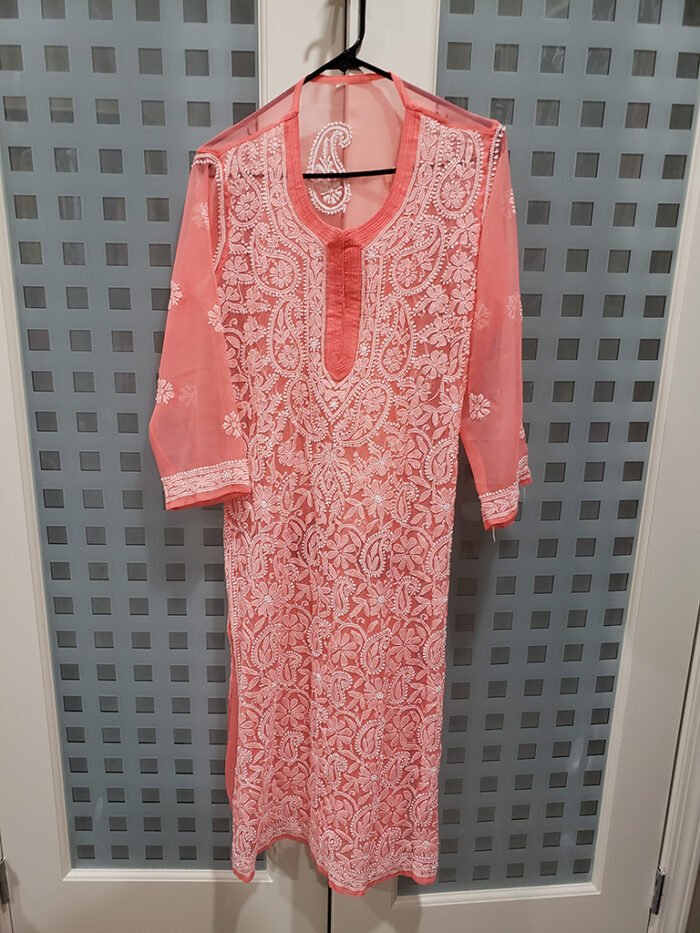 Chikan Kurtis – Shyamal Chikan