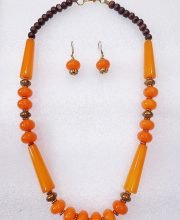 Dandelion Yellow color Wonderful Classy Beads Necklace