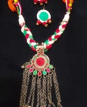Fabric Jewelry is Fully Handcrafted Ethnic Traditional Indian Cultural Art Jewelry set