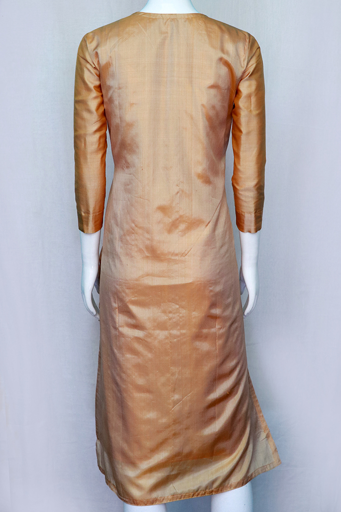 Silk Golden Ladies Plain Sleeveless Kurta at Rs 1299/piece in Aluva | ID:  2852690759262
