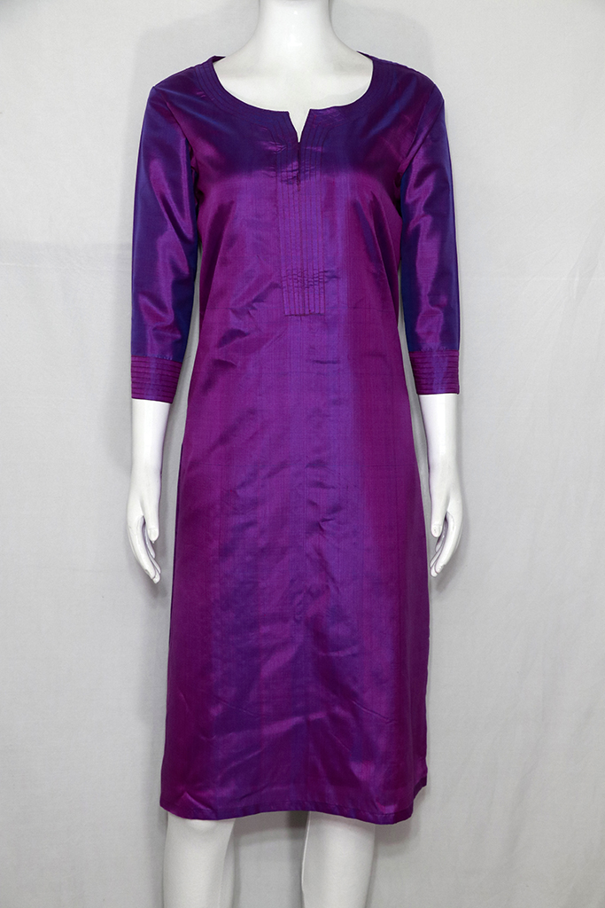 Women Ethnic Long Black Raw Silk Kurti ladies Dress Ethnic Top Embroidery  BD345 | eBay