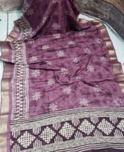 Mauve Color Silk Saree