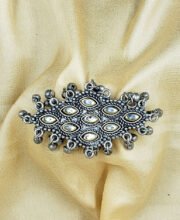 German Silver Kundan Finger Ring