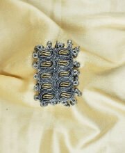 German Silver Kundan Finger Ring