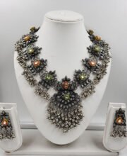 German Silver Kundan Necklace