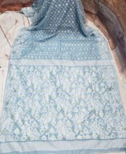 Grey Color Jamdani Saree